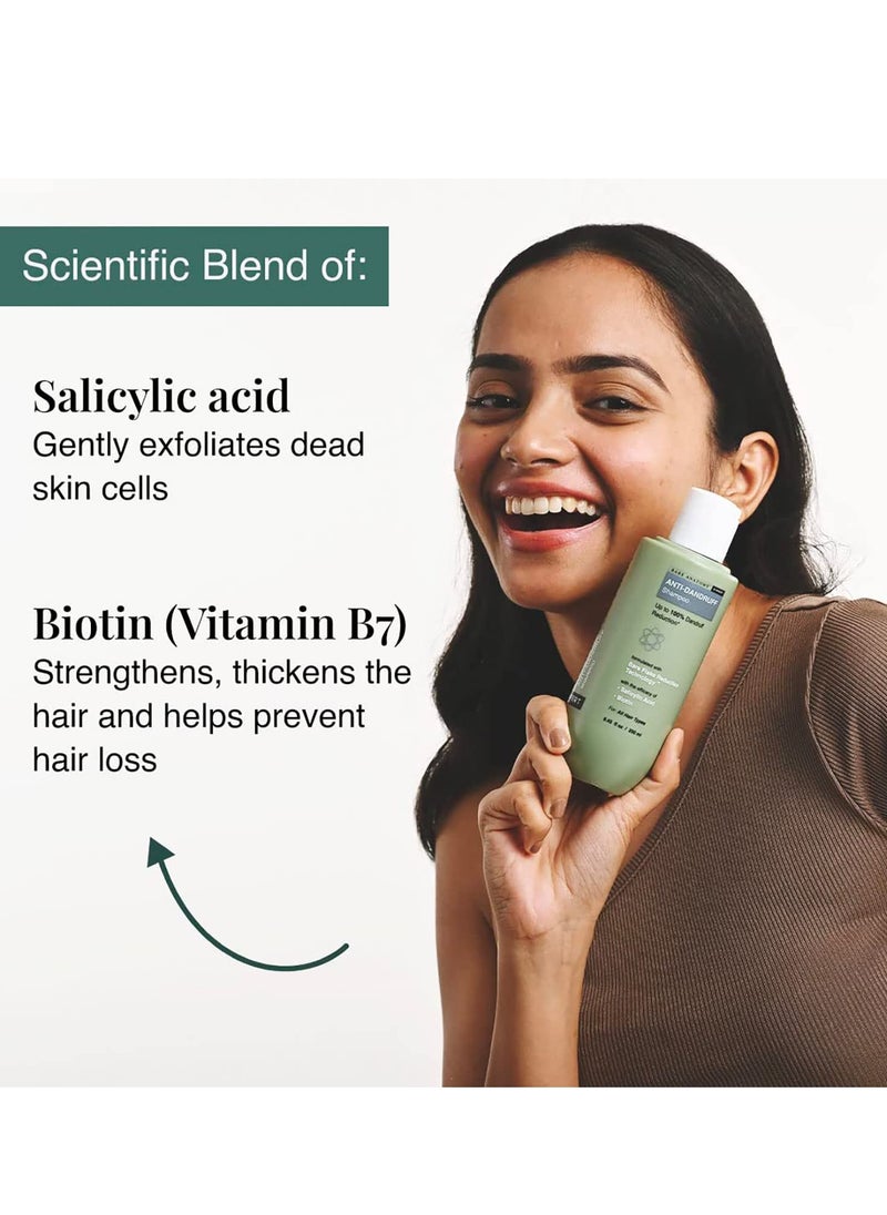 BARE ANATOMY - EXPERT Anti Dandruff Shampoo Targets Oily Scalp and Sheds Dry Flakes 250ml - Image 1