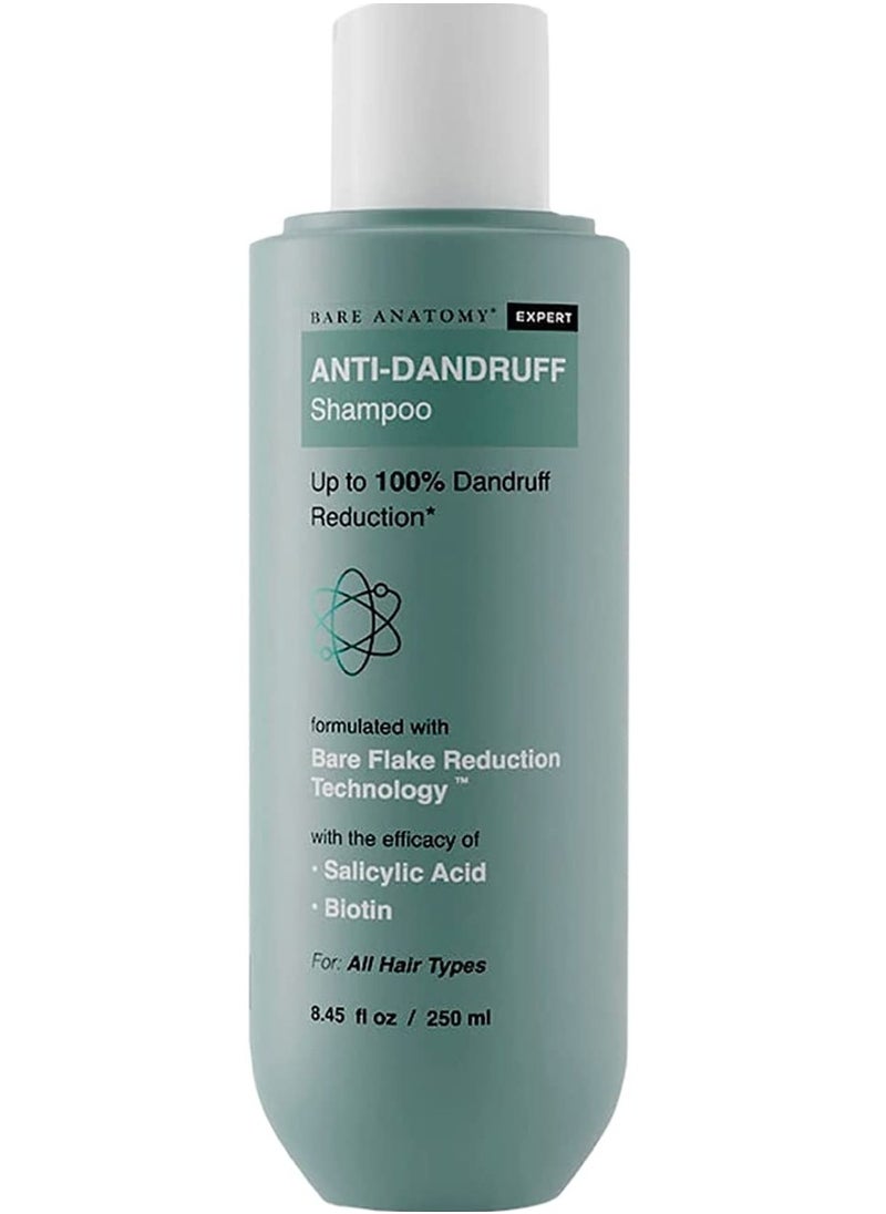 BARE ANATOMY - EXPERT Anti Dandruff Shampoo Targets Oily Scalp and Sheds Dry Flakes 250ml - Image 1