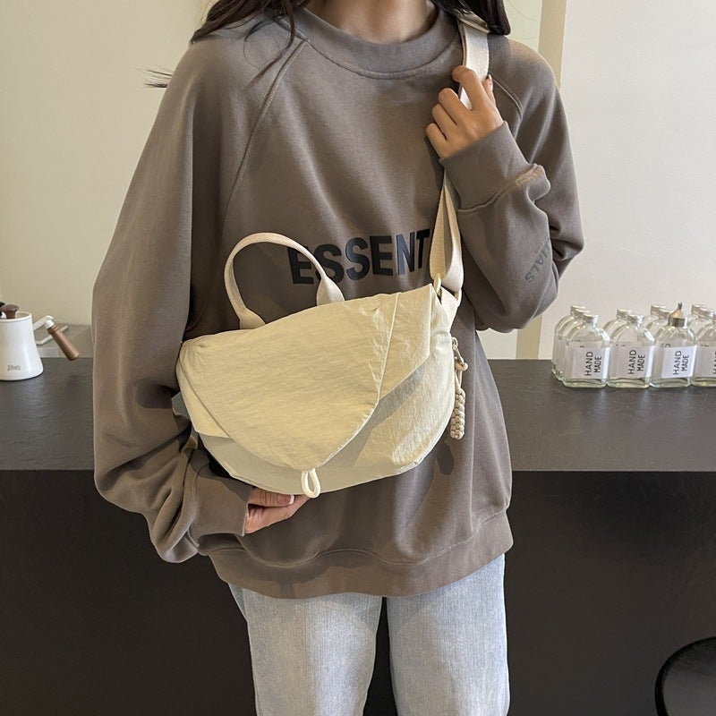 L Fashion Bag Women'S Shoulder Crossbody Bag Fashionable Dumpling Bag Casual Handbag Wide Shoulder Strap Bag - Image 2