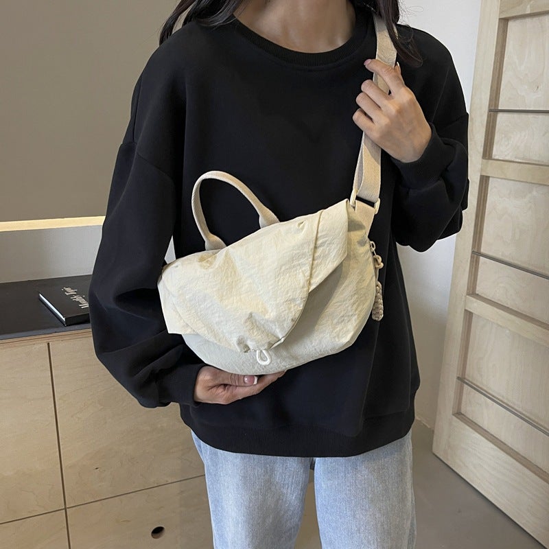 L Fashion Bag Women'S Shoulder Crossbody Bag Fashionable Dumpling Bag Casual Handbag Wide Shoulder Strap Bag - Image 4