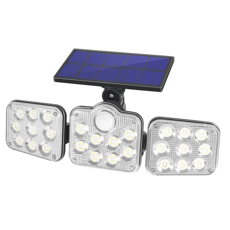 Solar Lights Outdoor,3 Modes Solar Motion Lights Outdoor, IP65 Waterproof Security Lights, Adjustable Super Bright Flood Lights for Garden Yard Garage Patio Pathway