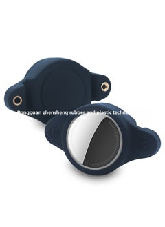 Waterproof Silicone Protective Case For Apple AirTag Tracker For Apple Pet Tracker Silicone Case-Color:Midnight Blue-Applicable Model:Waterproof Airtag Case