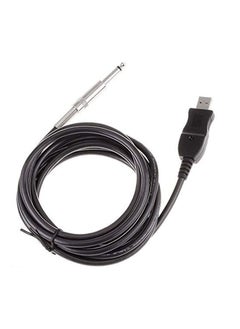 ماركة غير محددة محول الصوت للكمبيوتر / ماك تسجيل الغيتار إلى واجهة USB - أسود  - Image 1