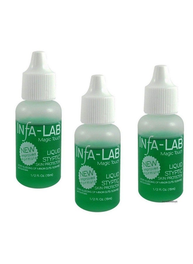 Infalab Magic Touch Liquid Styptic Skin Protector Stop Bleeding Cuts (3 pieces)