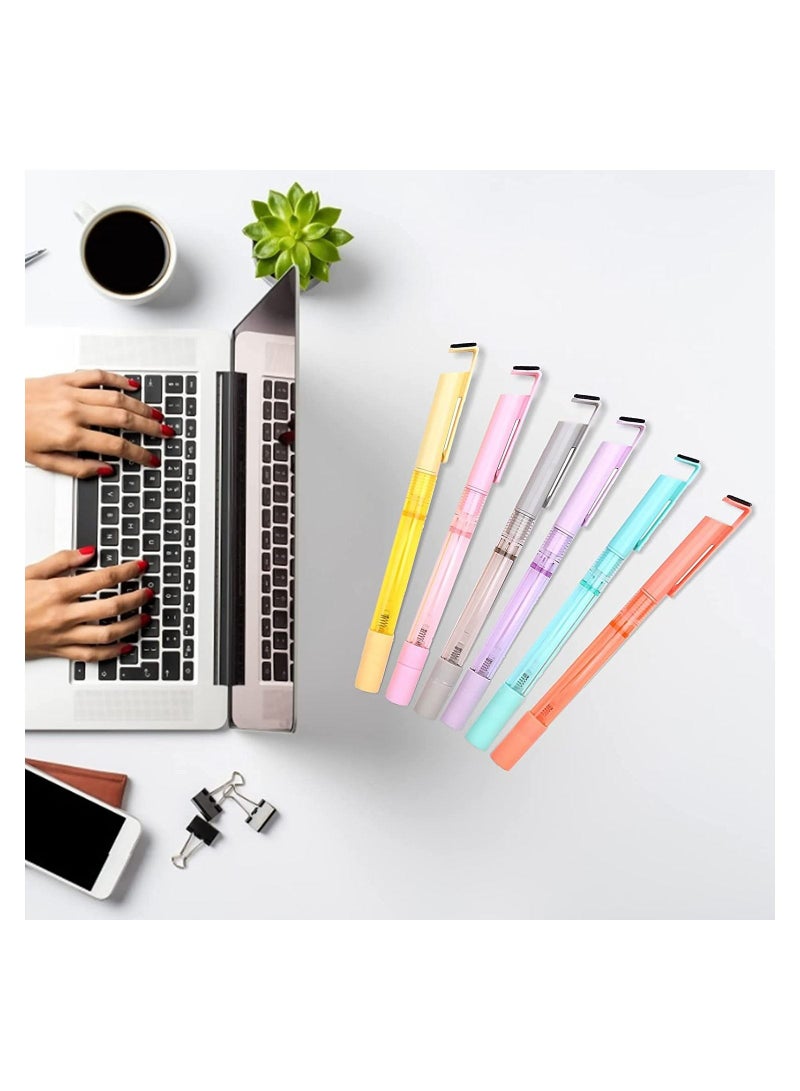 Generic Multifunction Gel Ink Pen, 12pcs 4-in-1 Cool Tech Tool Pens, Journal Planner Pens Cute Fun Pens 0.5mm Fine Point for Writing Journaling Taking Notes School Office Home, Macaron Spray Pen - Image 5