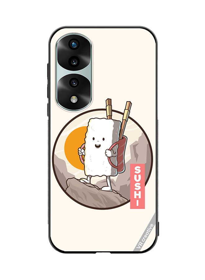 VR CREATIVE Protective Case Cover For Honor 70 Pro Travel Sushi Design Multicolour - Image 1