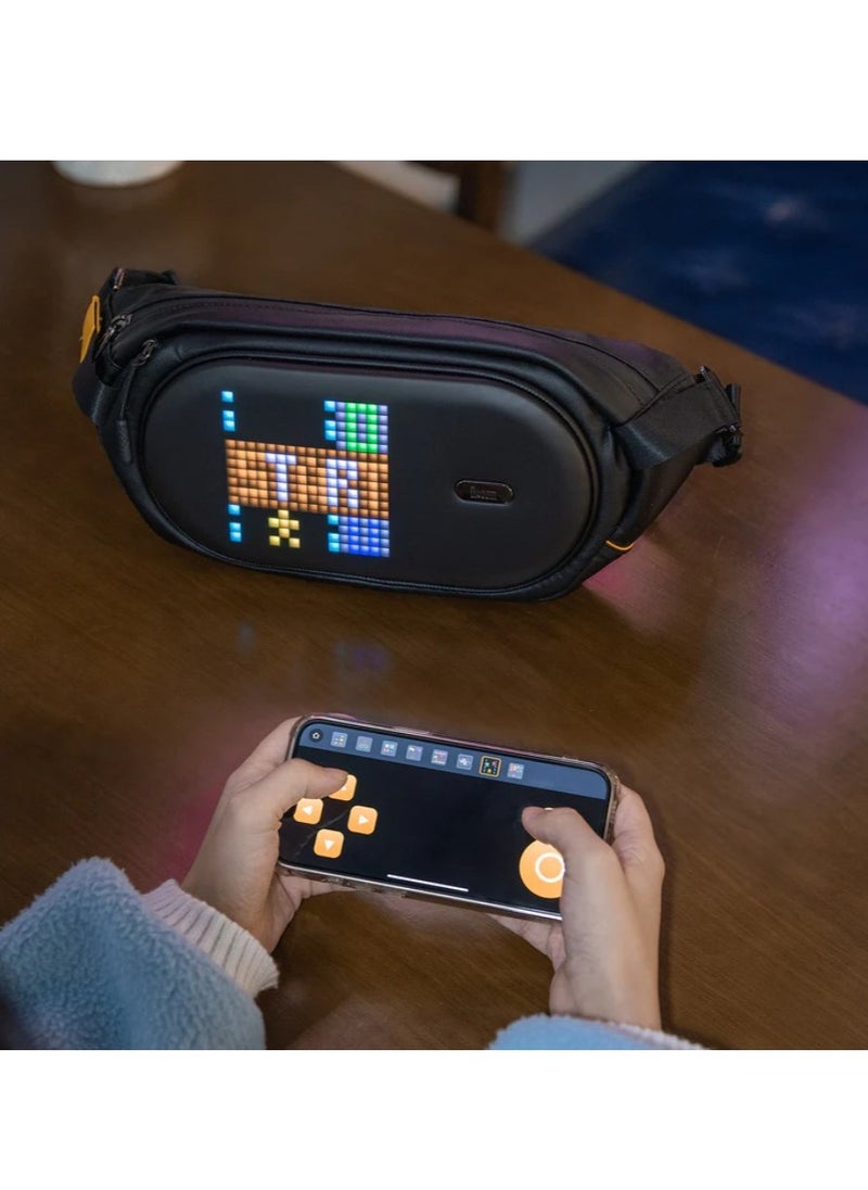 Divoom Sling Bag C Pixel Art LED Sport Bag App Controlled Black  - Image 4