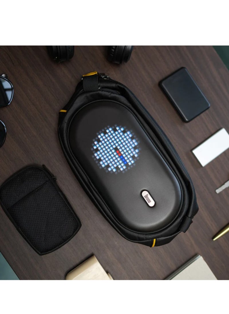 Divoom Sling Bag C Pixel Art LED Sport Bag App Controlled Black  - Image 3