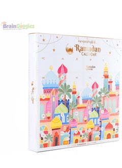BrainGiggles BrainGiggles Ramadan Advent Calendar – 30 Toys & Notes for Kids, Eid Mubarak Countdown Calendar - White  - Image 2