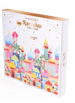 BrainGiggles BrainGiggles Ramadan Advent Calendar – 30 Toys & Notes for Kids, Eid Mubarak Countdown Calendar - White  - Image 1