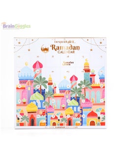BrainGiggles BrainGiggles Ramadan Advent Calendar – 30 Toys & Notes for Kids, Eid Mubarak Countdown Calendar - White  - Image 3