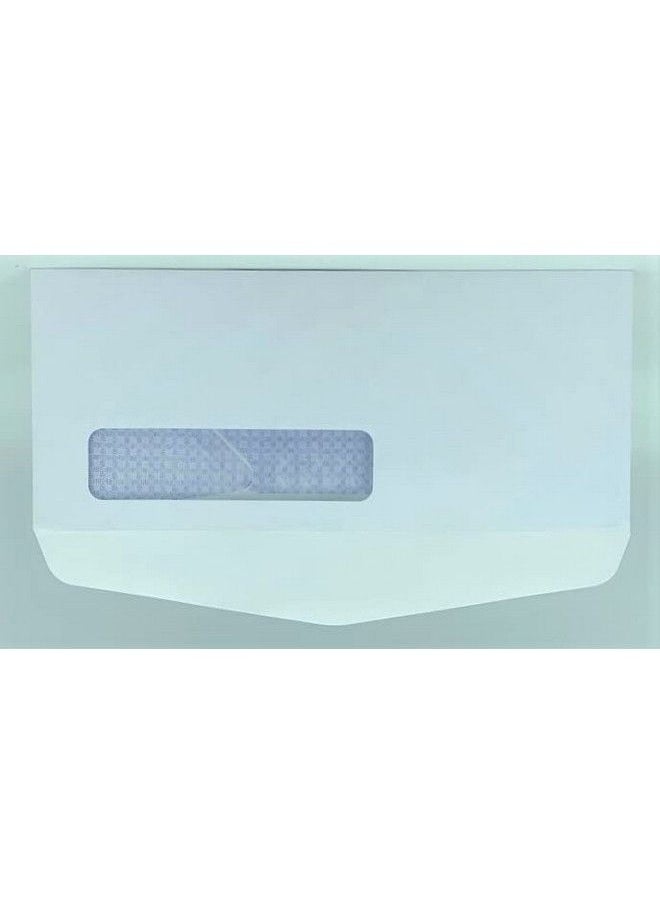 Minas Envelope - Lope 10 Business Envelope (Postage Meter Reverse Flap Window) Laser Digital Upper Righthand Window Security White 24Lb. Gum Flap 500 Box - Image 1