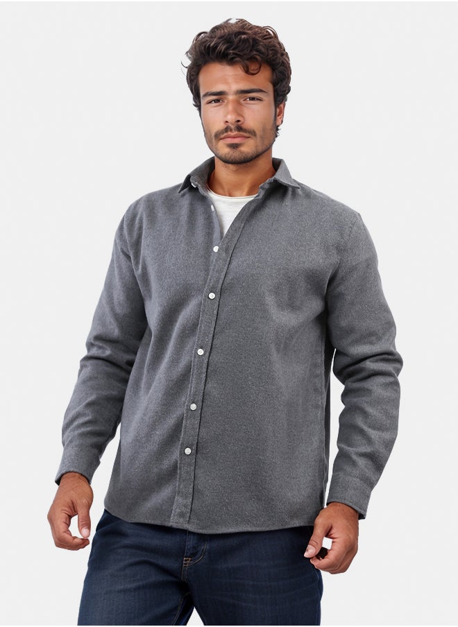 RAVIN - Cotton Long Sleeves Button Down Shirt - Image 1