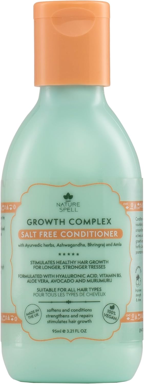 Nature Spell Hair Growth Complex Travel Size Conditioner Nourishing Strengthening For All Hair Types SulphateFree Vegan 95 ml