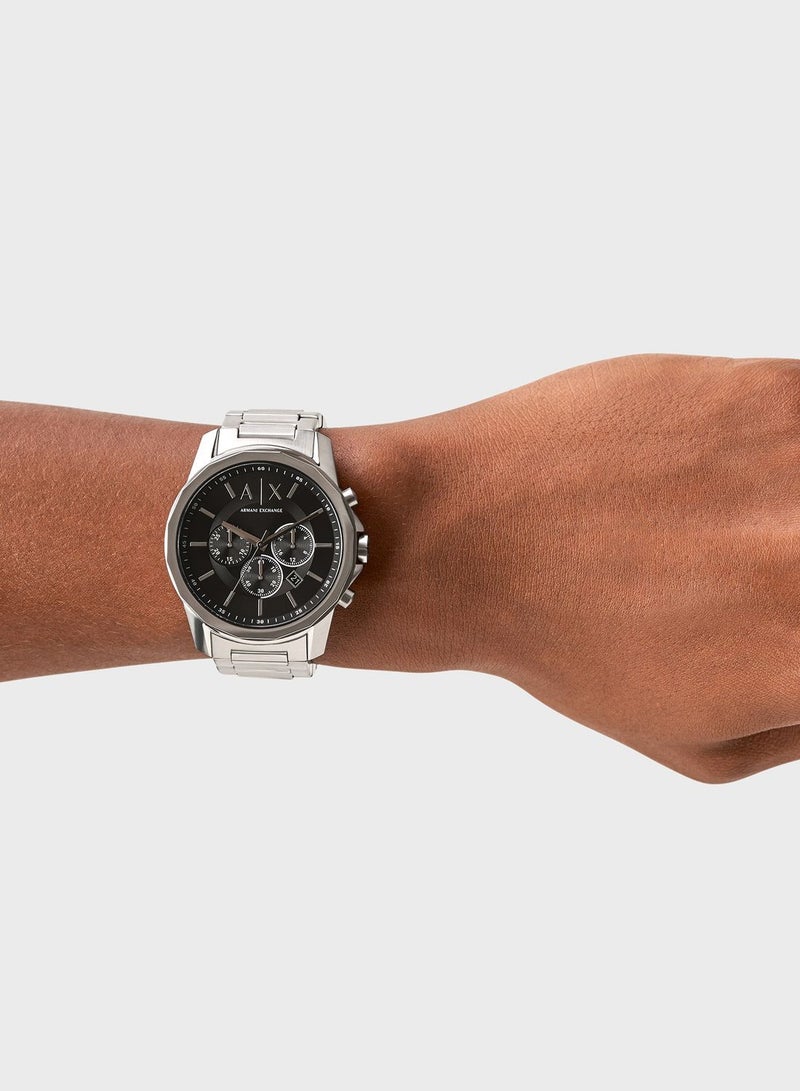 Armani Exchange Classic Steel Strap Analog Watch - Image 4