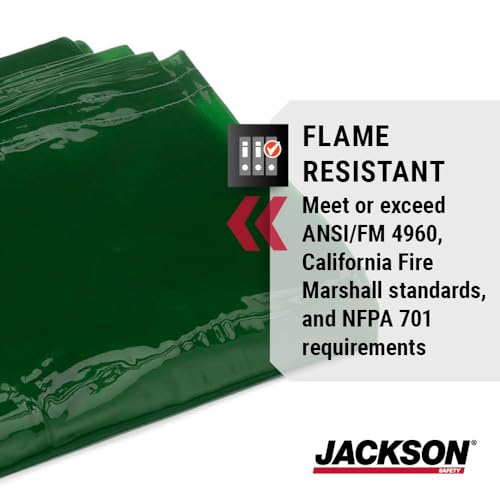 Jackson Safety Welding Curtain - Transparent Welding Screen - Multiple Colors & Sizes - Image 5
