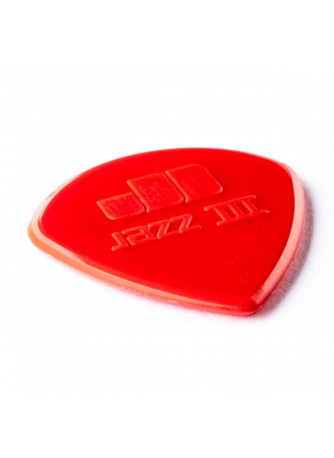 JIM DUNLOP Dunlop Jazz III Pick Pack, Red Nylon,1.38mm  - Image 3