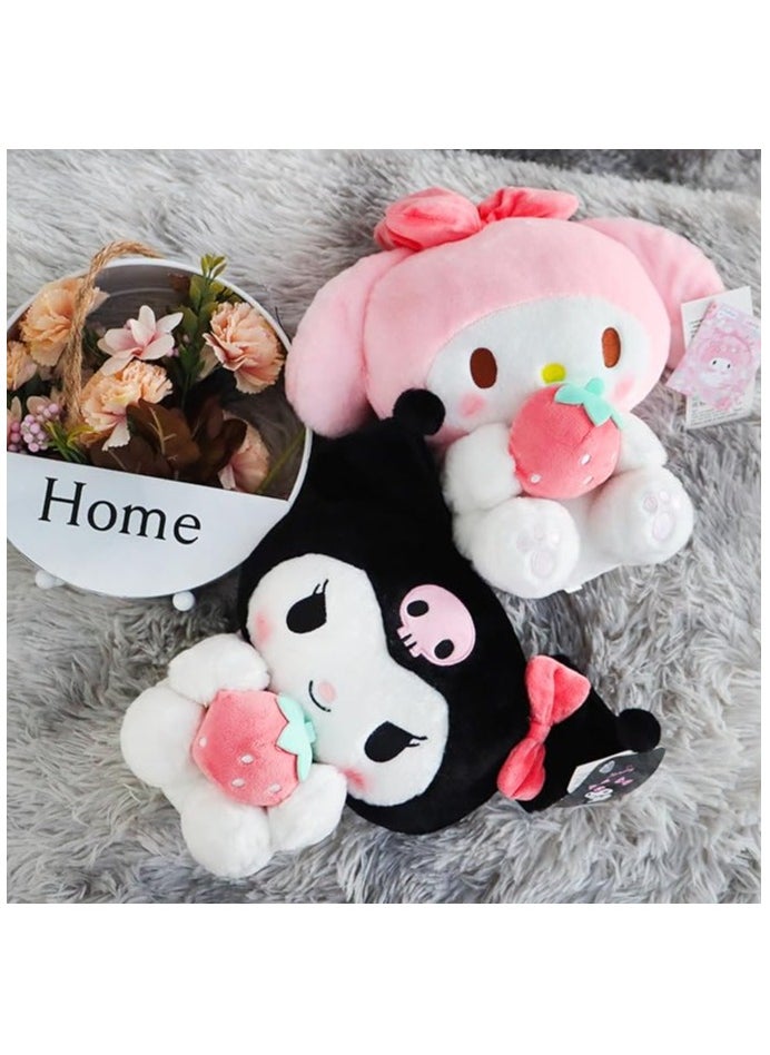 Plush Toys with Strawberry Pillow Kawaii , Stuffed Plush Doll, Cartoon Toys Throw Pillow Decoration, Birthday Gift for Kids (Pink)  - Image 5