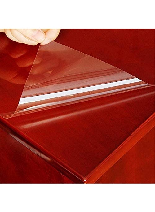 ELECSA ELECSA Transparent Solid Protective Film 24x60 Inch SelfAdhesive Glass Film  - Image 1