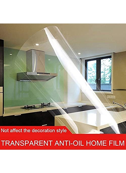 ELECSA ELECSA Transparent Solid Protective Film 24x60 Inch SelfAdhesive Glass Film  - Image 2