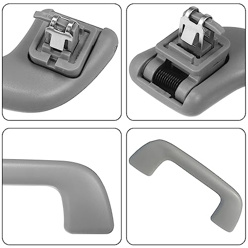 E-Vniko Front Roof Pull Grab Handle Compatible for Toyota Corolla Rav4 Yaris Vios Replace 74610-52020 Gray Grab Rail Handle Front Handrail Without Hook 1Pcs - Image 5