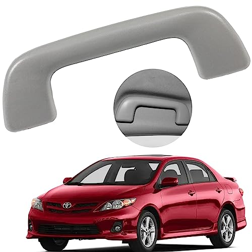 E-Vniko Front Roof Pull Grab Handle Compatible for Toyota Corolla Rav4 Yaris Vios Replace 74610-52020 Gray Grab Rail Handle Front Handrail Without Hook 1Pcs - Image 1