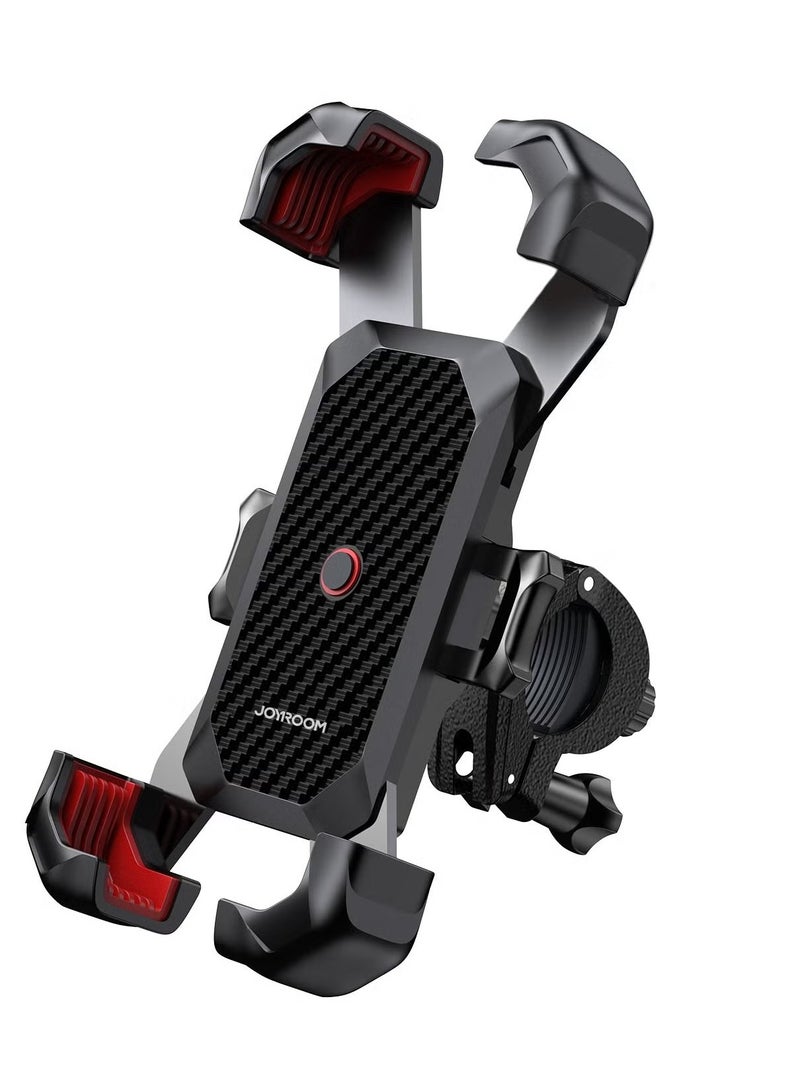 JOYROOM JR-ZS288 Bike Handlebar Phone Holder – Universal Smartphone Mount, Adjustable, Secure Grip, Shockproof, Easy Installation for Bicycles, Motorcycles, and Scooters, Suitable for iPhone & Android Phones  - Image 1