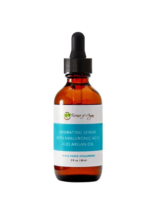 Essence Of Argan - Hydrating Serum For Face Day/Night Moisturizer With Hyaluronic Acid And Argan Oil Anti Wrinkle Serum W/Antiinflammatory Compounds Essential Fatty Acids & Vitamin E (2Fl.Oz/60Ml) - Image 1