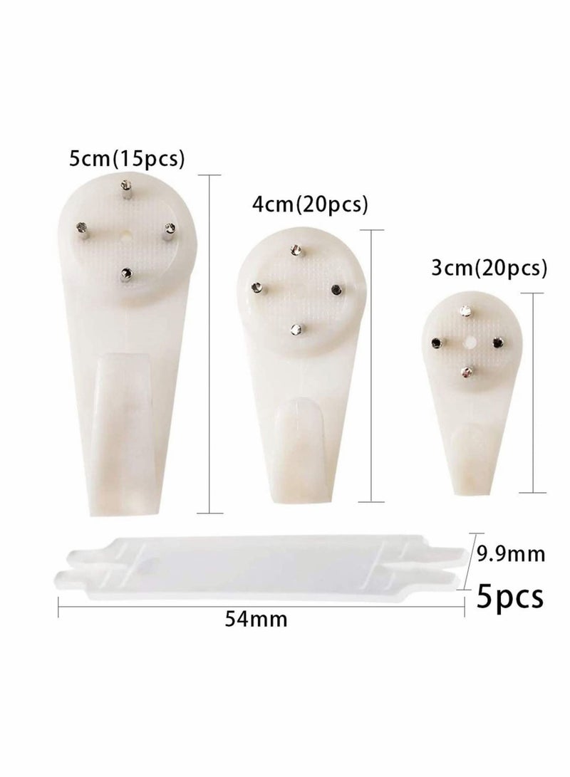 Picture Hangers for Hardwall Concrete Wall Hanging Photo Frames Drywall Hook Art Painting Display Clock Wedding Photos Hardware Kit Home Office  - Image 2