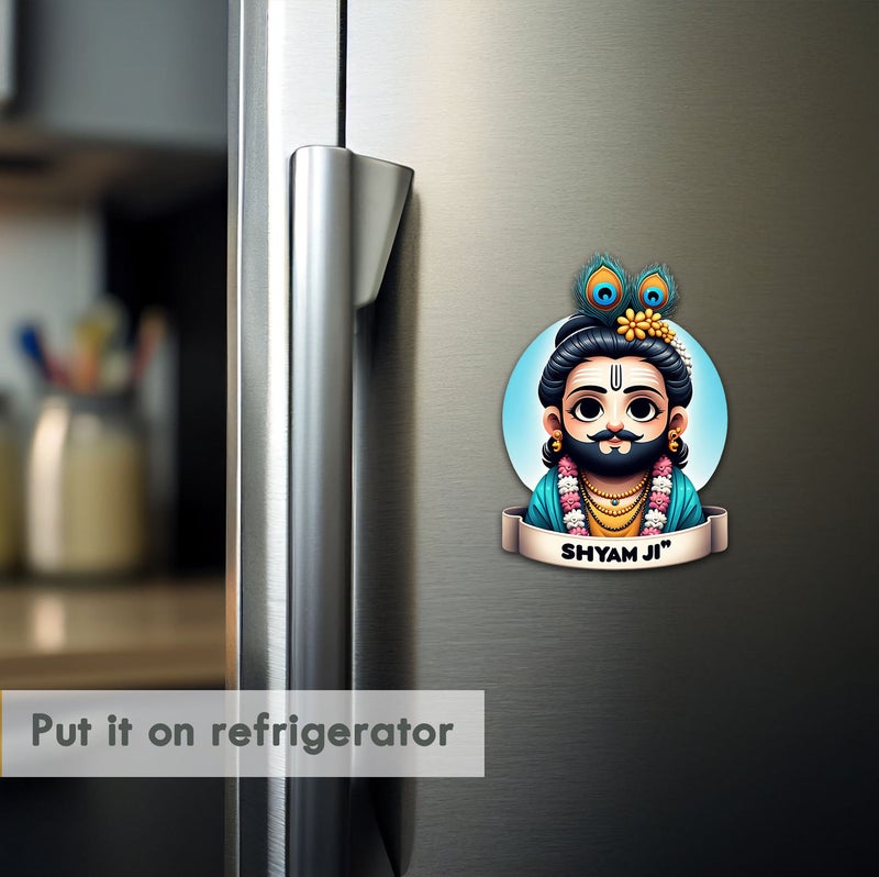 Click n ship God Shyam Ji Fridge Magnet - Multicolor - Image 2