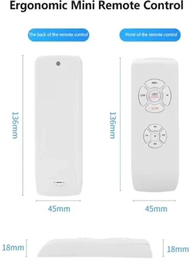 Quick Sense (QS-RF02):Smart Universal Wireless Ceiling Fan and Light Controller Kit Remote Adjust Speed Light Remote Control Switch for 1 Lights and 1 Fan - Image 3