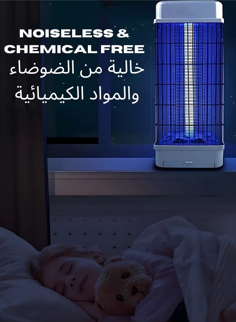 TOSCANA U Electric Mosquito Killer Bugg Zapper of Mosquitoes and Flying Insects,Mosquitos and Flys Trap,Insect Lamp Using Electric Shock and UV Lighting with Storage Box,Powerful 10W UV Light - Image 5
