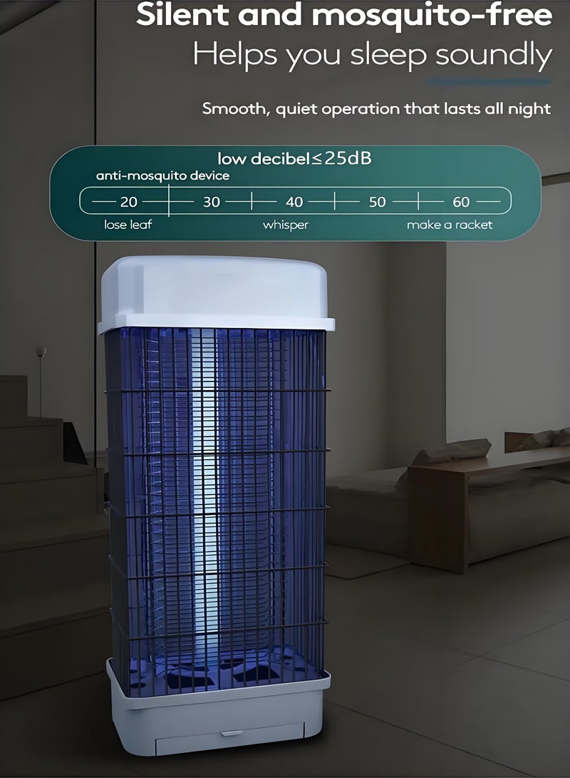 TOSCANA U Electric Mosquito Killer Bugg Zapper of Mosquitoes and Flying Insects,Mosquitos and Flys Trap,Insect Lamp Using Electric Shock and UV Lighting with Storage Box,Powerful 10W UV Light - Image 4