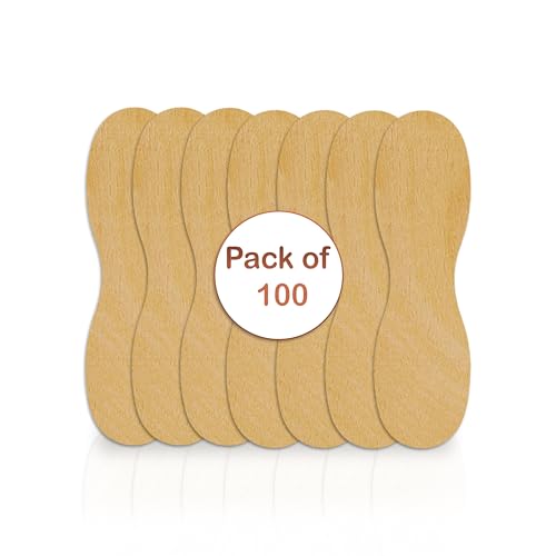 Perfect Stix 60mm100 60mm Birchwood Plain Taster Ice Cream Paddle Spoon 238 Length Pack of 100 - Image 2