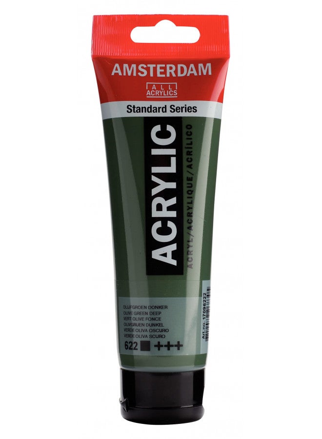 Amsterdam Standard Series Acrylic Tube 120 ml Olive green deep 622 (17096222) - Image 3
