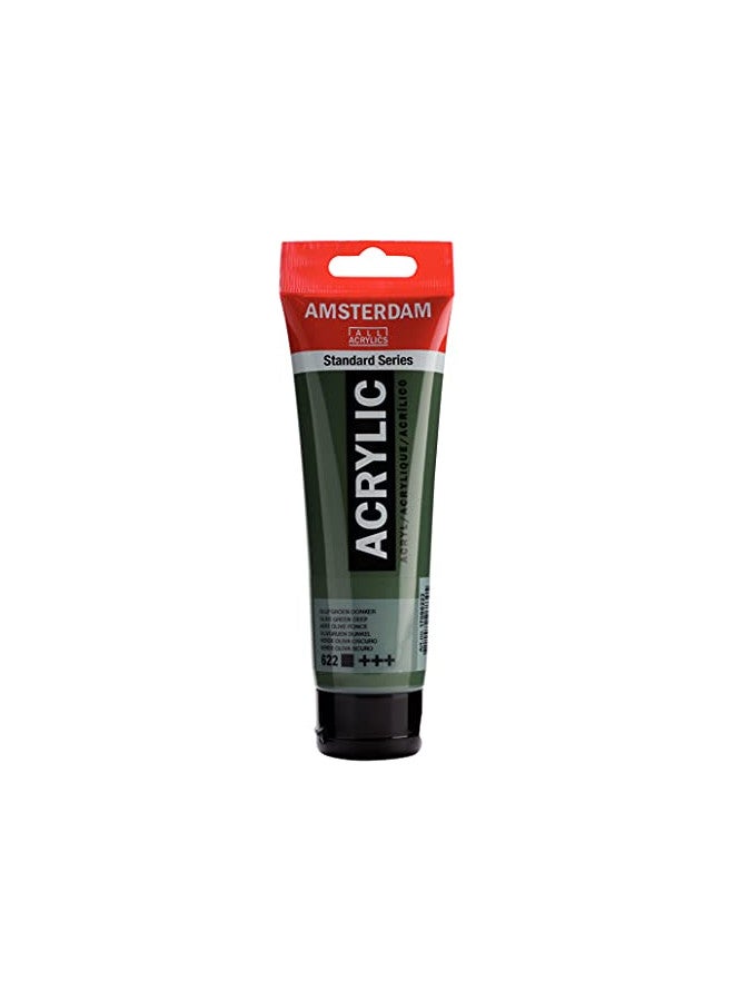Amsterdam Standard Series Acrylic Tube 120 ml Olive green deep 622 (17096222) - Image 1