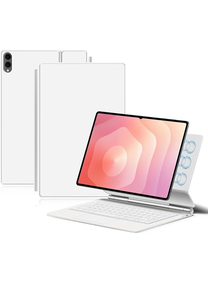 Keyboard Compatible with Samsung Galaxy Tab S11 Ultra 14.6 inch 2025 SM-X930 X936B Strong Magnetic Leviation Wireless Bluetooth Touchpad Backlit Magic Keyboard - Image 2