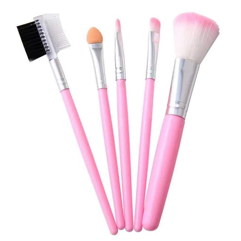 5Pcs/Lot Eye Shadow Foundation Eyebrow Eyeliner Eyelash Lip Brush Makeup Brushes Cosmetic Tool Make Up Set - Image 1
