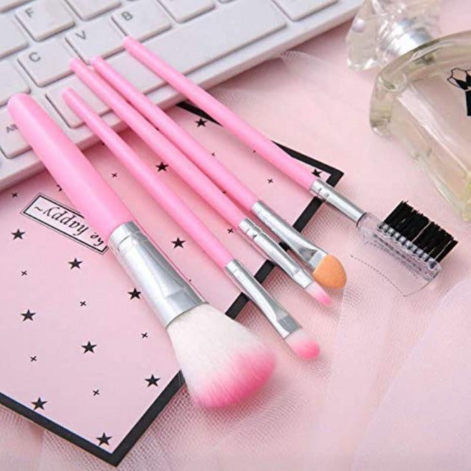 5Pcs/Lot Eye Shadow Foundation Eyebrow Eyeliner Eyelash Lip Brush Makeup Brushes Cosmetic Tool Make Up Set - Image 2