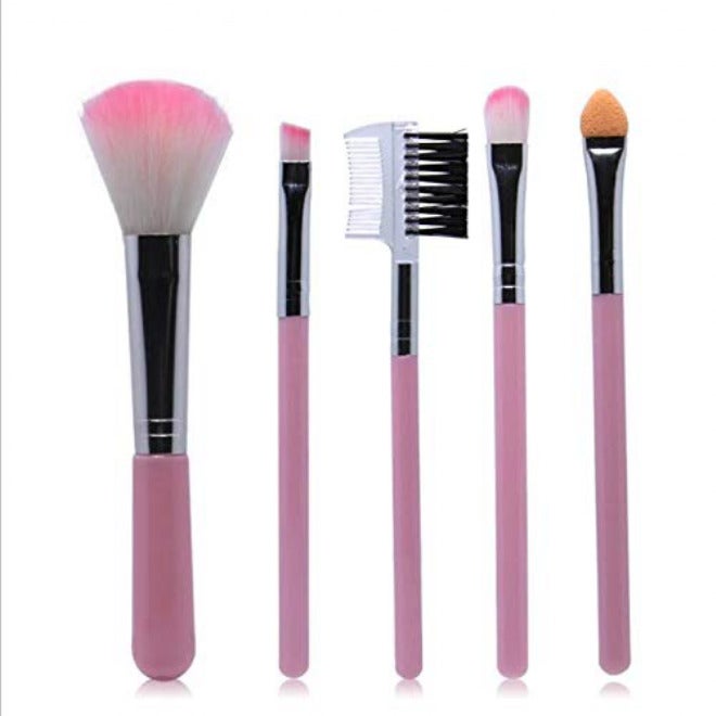 5Pcs/Lot Eye Shadow Foundation Eyebrow Eyeliner Eyelash Lip Brush Makeup Brushes Cosmetic Tool Make Up Set - Image 3