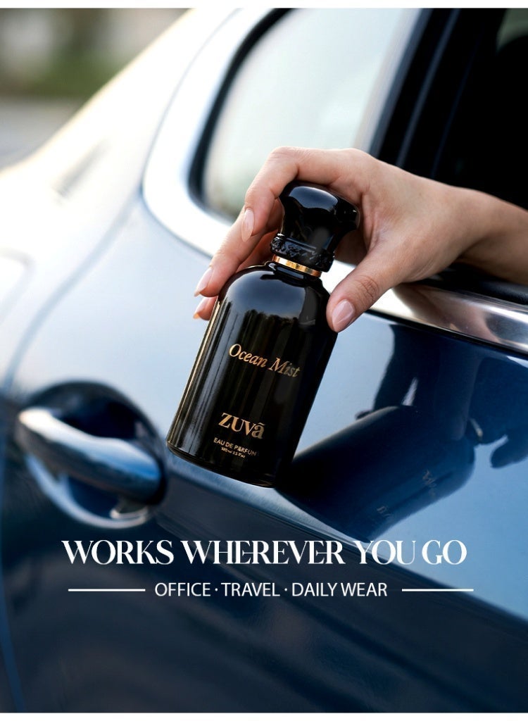 عطور زوفا عطر أوشن ميست أو دو بارفان 100 مل - عطر حمضي مائي منعش للرجال | عطر يدوم طويلاً برائحة البرغموت والجريب فروت والمسك - Image 4