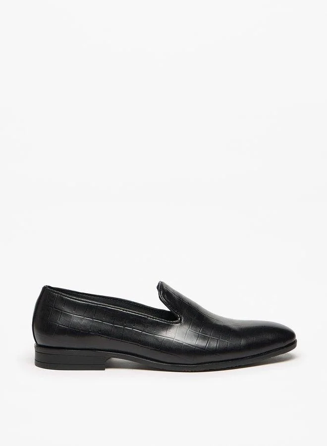 LBL by Shoexpress Textured Slip-On Loafers