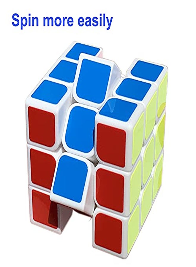 مجموعة مكعبات السرعة الكلاسيكية - لعبة تعليمية 3x3، عبوتان لألعاب التفكير - Image 1