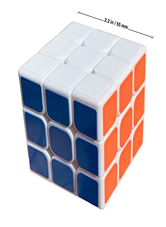 مجموعة مكعبات السرعة الكلاسيكية - لعبة تعليمية 3x3، عبوتان لألعاب التفكير - Image 2