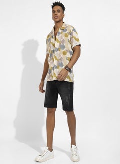 Instafab Plus Abstract Print Shirt  - Image 2