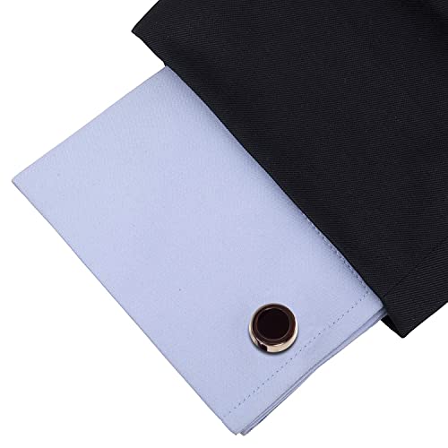 Peluche Zirconium Ceramic (Onyx) Cufflinks for Men - Image 4