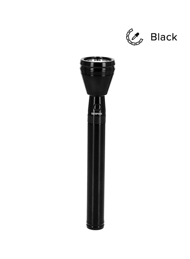 KRYPTON Rechargeable LED Flashlight Black - Image 1