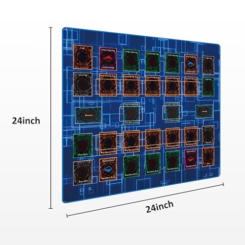 Extalas for Yugioh Playmat 2Player Limited Edition Rare Dice and Free Storage Bag Master Rule Duel Field Zones Large Card Game Mat Basic2 - Image 5