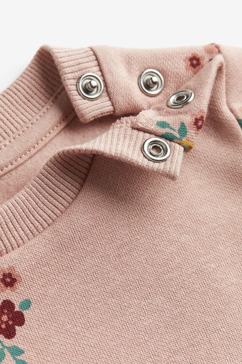اتش اند ام Infant Aop Sweatshirt & Sweatpants Set