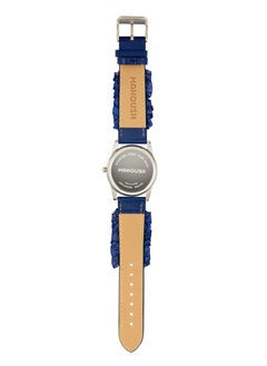 Manoush Manoush Shiny Eye Collection - Women's Analogue Classic Quartz Blue PU Leather Wrist Watch - MSHSE02  - Image 2